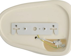 Lampa ścienna Japandi kremowa 30 cm - Pietra