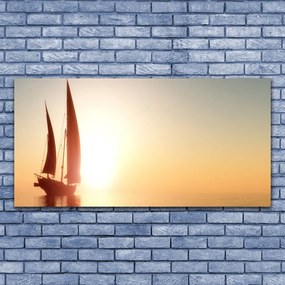Obraz canvas Rejs o Zachodzie Słońca