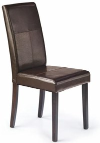 Brązowe Krzesło Tapicerowane Wenge T9-W73