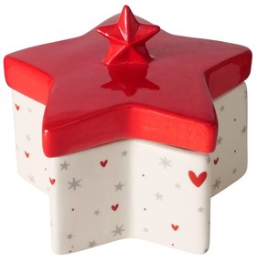 Ceramiczna szkatułka ANELLA w kształcie gwiazdy