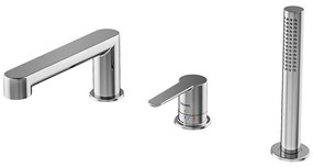 Ravak X070142 - Bateria wannowa 3-otworowa PURI chrom błyszczący