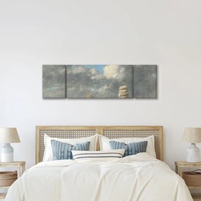 Obraz - Eugène Boudin, Le Havre, reprodukcje (170x50 cm)