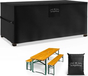 Ochronna plandeka na zestaw piwny BEER COVER, 180x90x74cm, antracytowa Kingsleeve