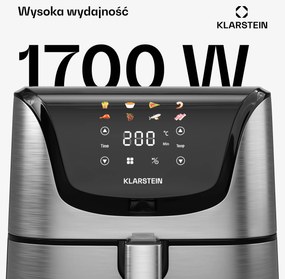 Klarstein Frytownica na gorące powietrze AeroVital Deluxe, 1700 W, z akcesoriami