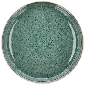 Biało-zielony kamionkowy talerz ø 27 cm Gastro White/Green – Bitz