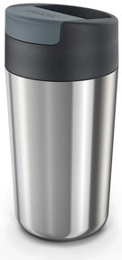 Kubek podróżny w granatowo-srebrnym kolorze 450 ml Sipp – Joseph Joseph
