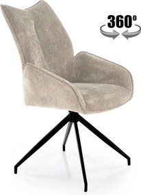 Krzesło do jadalni z obracanym siedziskiem K553 Halmar