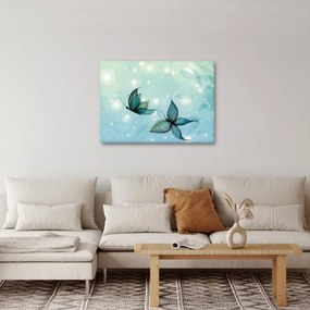 Obraz - Niebieskie motyle (70x50 cm)