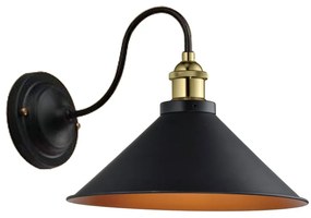 Czarny kinkiet ø 22 cm Mani – GTV