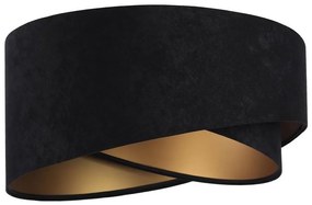 Uniwersalny klosz GALAXY E27 pr. 45 cm czarno-złoty