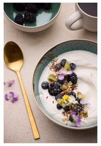 Biało-zielona kamionkowa miska 850 ml Gastro White/Green – Bitz