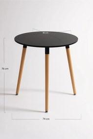 Okrgy stó Tower 80 cm