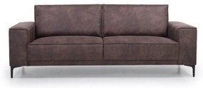 Brązowa sofa z imitacji skóry 224 cm Copenhagen – Scandic
