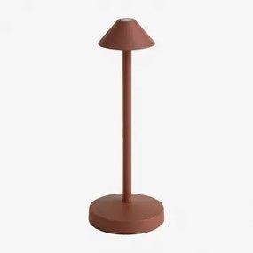 Bezprzewodowa Zewnętrzna Lampa Stołowa Led Emilija Dachówka Red Roof - Sklum