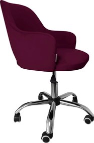 Fotel obrotowy MILANO krzesło biurowe : Kolor Stelaża - Chrom, Kolor tkaniny - VELVET - MG02, Typ siedziska - Siedzisko obrotowe 360°, Typ tkaniny - Velvet