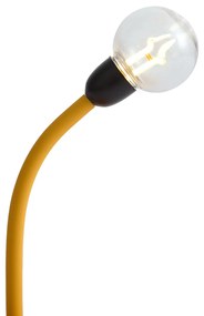 Nowoczesna lampa stołowa żółta z możliwością ładowania LED - Bulby Nowoczesny Oswietlenie wewnetrzne