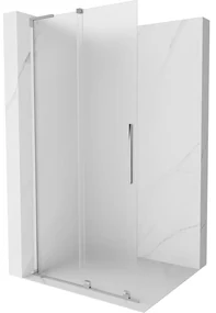Mexen Velar L ścianka prysznicowa rozsuwana Walk-in 90 x 200 cm, szron 8 mm, chrom - 871-090-003-33-01