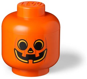 Pomarańczowe pudełko do przechowywania LEGO® Pumpkin Head L