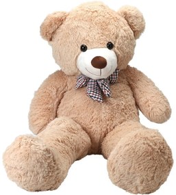 Pluszowy miś Charlie, 120 cm, jasnobrązowy