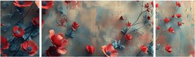 Obraz - Wilcze maki (170x50 cm)