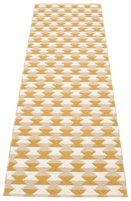 Chodnik odpowiedni na zewnątrz w kolorze ochry 70x250 cm Dana Ochre – Pappelina