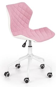 Fotel biurowy MUNA różowy