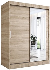 Szafa przesuwna dąb sonoma 150 cm H9-A35
