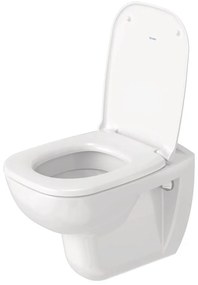 Duravit 45350900A1 - Wisząca miska WC z deską sedesową D-CODE, ceramika/połysk biały