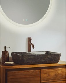 Szara kamienna umywalka 55x35 cm Darnen – Kave Home