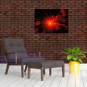 Obraz błyszczącej abstrakcji (70x50 cm)