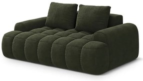 Zielona aksamitna sofa 175 cm Linz – Cosmopolitan Design