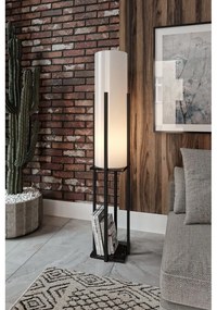 Czarno-biała lampa stojąca (wysokość 160 cm) Dor – Opviq lights
