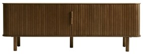 Brązowa szafka pod TV w dekorze dębu 56x160 cm Cavo – Unique Furniture