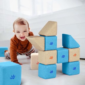 Zestaw klocków magnetycznych do żłobka JollyHeap Pixi - 12 elementów
