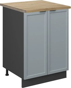 Szafki kuchenne jasnoniebiesko-szary 60x60x82 fame-line