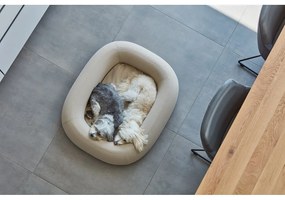 Jasnobrązowe legowisko dla psów 76x93 cm Barca Taupe S/M – MiaCara