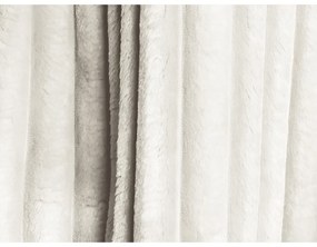 Beżowa sztruksowa rozkładana sofa ze schowkiem 266 cm Kini – Makamii