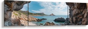 Obraz - Jaskinia przy morzu (170x50 cm)