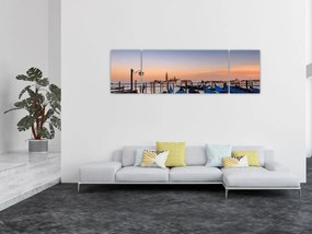 Obraz - włoskie gondole (170x50 cm)