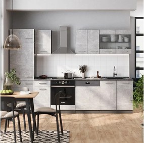 Aneks kuchenny beton/antracyt 300x60x81.6 r-line