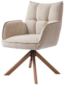 Kremowe krzesła zestaw 2 szt. Marilla – Unique Furniture