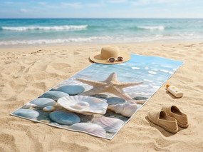 Szybkoschnący XL ręcznik plażowy MARBELLA kolorowy 100 x 180 cm, 100% mikrofibra