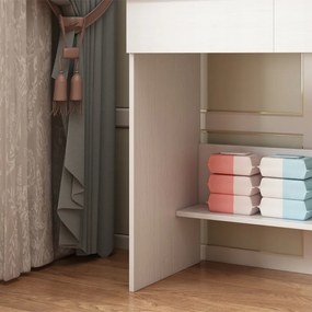 Toaletka kosmetyczna makijażu wizażu z lustrem LED 90 cm