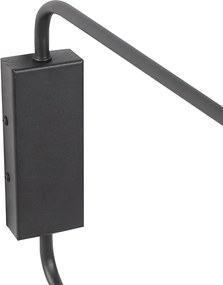 Inteligentna lampa ścienna czarna 2-punktowa regulowana w tym Wifi A60 - Lune