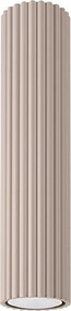Lampa Sufitowa Minimalistyczny Karbon, Aluminium - 1 Źródło - L.6.5 X H.30 Cm - Taupe