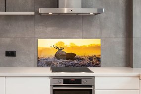Panel nad Blat Kuchenny Zimowy Świt z Jeleniem