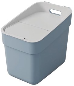 Jasnoniebieski kosz na śmieci do segregacji odpadów z plastiku z recyklingu 20 l Ready To Collect – Curver