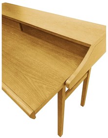 Biurko w dekorze dębu z sekretarzykiem 44x115 cm Carteret – Woodman