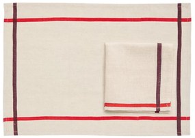 Maty stołowe z mieszanki lnu zestaw 2 szt. 35x50 cm Delma – Kave Home