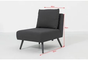 Melia LIKA-TEX® antracyt - luksusowy zestaw ogrodowy